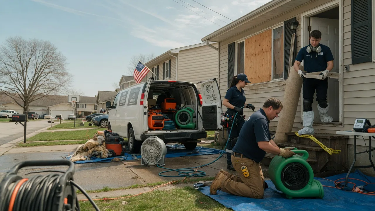 Water Damage Restoration in Crystal, MI near me